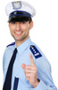 Czapka policjanta, z pagonami, dla dorosłych