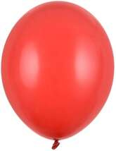 Balony St. 12cm (5") Pastel Czerwone, 25szt.
