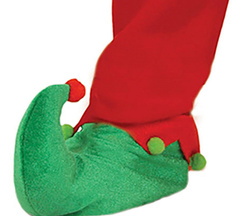 Strój Kostium  ELF Skrzat Pomocnik Mikołaja 3-4 la