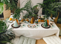 Talerzyki Papierowe Dinozaury Dino, 18x18cm 6szt.