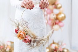 Metalowe zawieszki dekoracyjne Koła, mix, 2 szt.