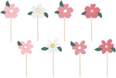 Toppery Pikery Dekoracyjne KWIATKI Kwiaty 8szt.