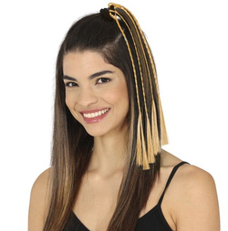 WAROCZYKI Pasemka do Włosów POMARAŃCZOWE 35cm 3szt