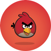 Opłatek tortowy 29 cm, Angry Birds 1 szt.