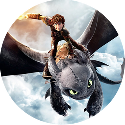 Opłatek tortowy 29 cm, 1 szt. Jak wytresować smoka