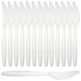 Noże wielokrotnego użytku LUX białe 100szt.