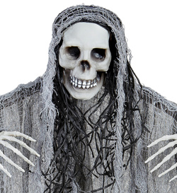 Dekoracja DUCH Czarna Zjawa Ponury Żniwiarz 90cm