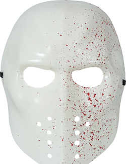 Maska Hokeista Biała Zakrwawiona Jason Halloween