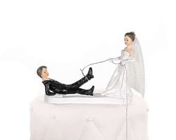 Figurka na tort Para Młoda, 13 cm, 1 szt.