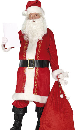 Strój Kostium ŚWIĘTY MIKOŁAJ Gwiazdor, M