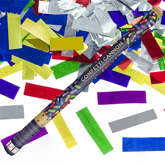 Tuba Strzelająca Metaliczne Kolorowe Konfetti 80cm