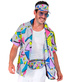 Koszula DISCO Funky Kolorowa Lata 70 80, L/XL