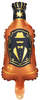 Balon Foliowy do Girland Butelka Whisky, 27 x12cm