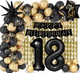 Zestaw Urodzinowy Happy Birthday 18, Kurtyna Panel