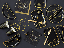 Konfetti Dekoracyjne Gwiazdki złote, 10mm, 30g