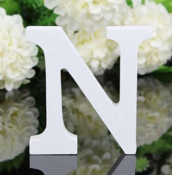 Literka Drewniana "N", 16 cm, 1 szt.