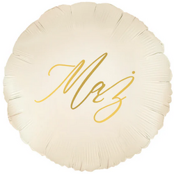 Balon Foliowy MĄŻ Para Młoda Ślub Wesele 45cm