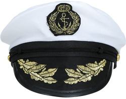 Czapka Admirała Kapitan Statku Marynarka Wojenna