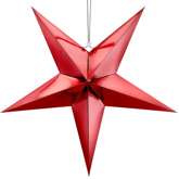 Gwiazda papierowa, 70cm, czerwony, 1 szt.