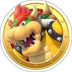 Opłatek tortowy 29 cm, Super Mario 1 szt.