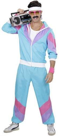 Strój Sportowiec Dres DISCO Lata 80 rozm. XXXL
