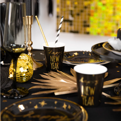 Kubeczki Papierowe HAPPY NEW YEAR 220ml 6szt.