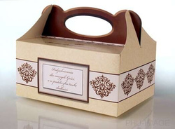 Pudełko na ciasto weselne, 1 szt.