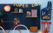 Kartka z Pinem Kotylion SUPER DAD Dzień Ojca 11x15