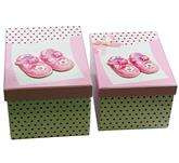 Pudełko ozdobne dla dziewczynki, 2 szt, 1 kpl.