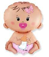 Balon foliowy 24" - BOBAS DZIEWCZYNKA