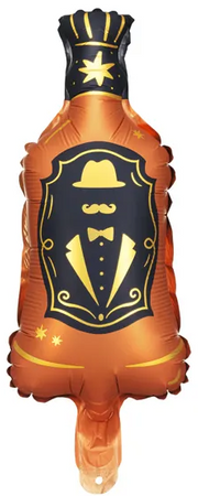 Balon Foliowy do Girland Butelka Whisky, 27 x12cm