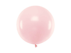 Balon okrągły 60cm, Pastel Pale Pink, 1 szt.