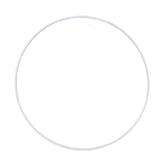 Koło metalowe 10 cm , białe , 1 szt.