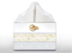 Pudełko na ciasto weselne, 1 szt.