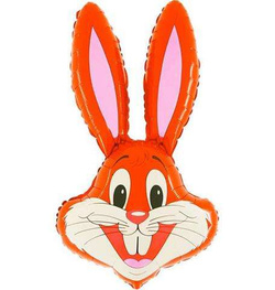 Balon foliowy Królik Czerwony 21", 1 szt.