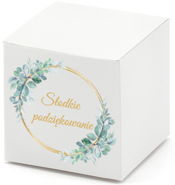 Pudełeczka Słodkie Podziękowanie KOŁO 5x5cm 10szt