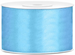 Tasiemka satynowa, błękitna, 38mm/25m