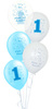 Balony z nadrukiem na urodziny 1 chłopczyk 5 szt.