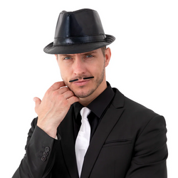 Sztuczne WĄSY Samoprzylepne Czarne 5 szt.