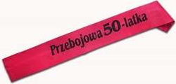 Szarfa - Przebojowa 50-latka, 1 szt.