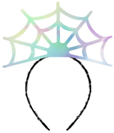 Opaska PAJĘCZYNA Holograficzna Halloween 21x23cm