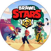 Opłatek tortowy 20 cm,  Brawl Stars 1 szt.