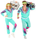 Kostium Strój Sportowiec Dres DISCO Lata 80 S