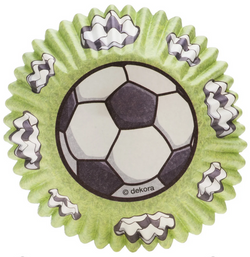 Papilotki Foremki do Muffinek PIŁKA NOŻNA 25szt.