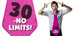 Krawat "30 - NO LIMITS!", 1 szt.