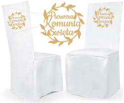 Porkowiec z Nadrukiem KOMUNIA ŚWIĘTA Liście