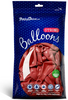 Balony St. 23cm (10") Metallic Poppy Red 100szt.