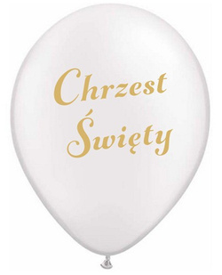 Balony z nadrukiem Chrzest Święty, 14 cali 1 szt.
