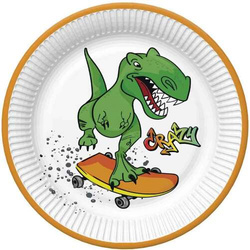 Zestaw Talerzyki Kubeczki Serwetki, DINOZAUR
