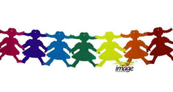 Girlanda Lalka - Dziewczynka, 18x300 cm, 1 szt.